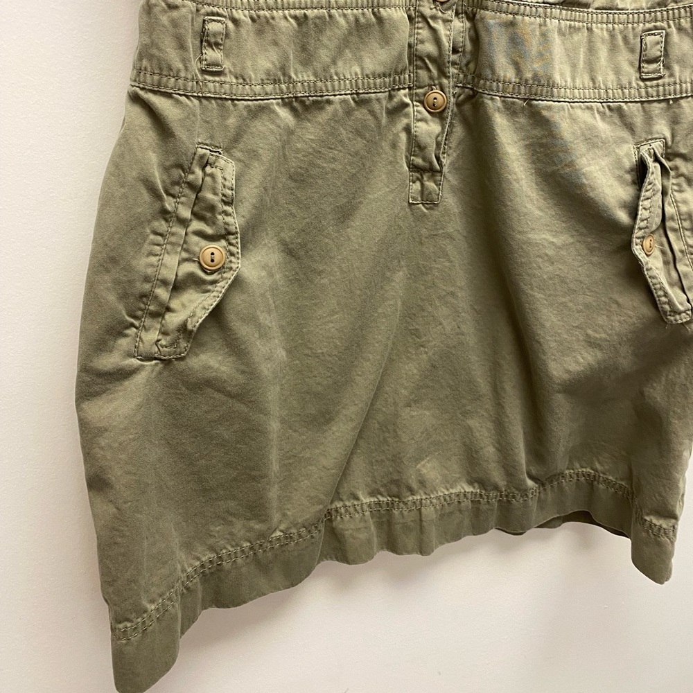 4 for $25 💚 Jacob Connexion Olive Green Utility Shirt Dress 💚 - 11/12 - Picture 4 of 7